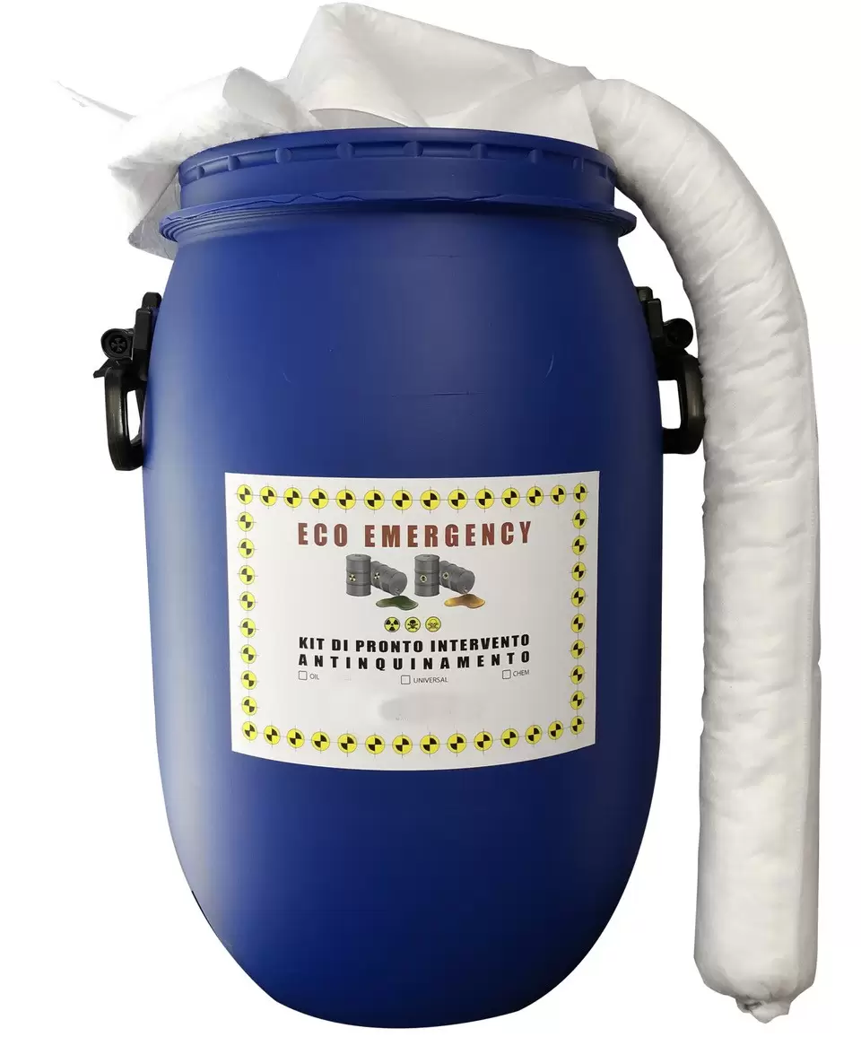 Spill kit, environmental emergency absorbents